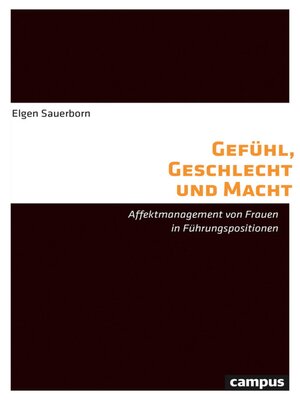 cover image of Gefühl, Geschlecht und Macht